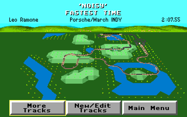 Noisy (Click in the picture to download the track): Short Straight Roads and some jumps...